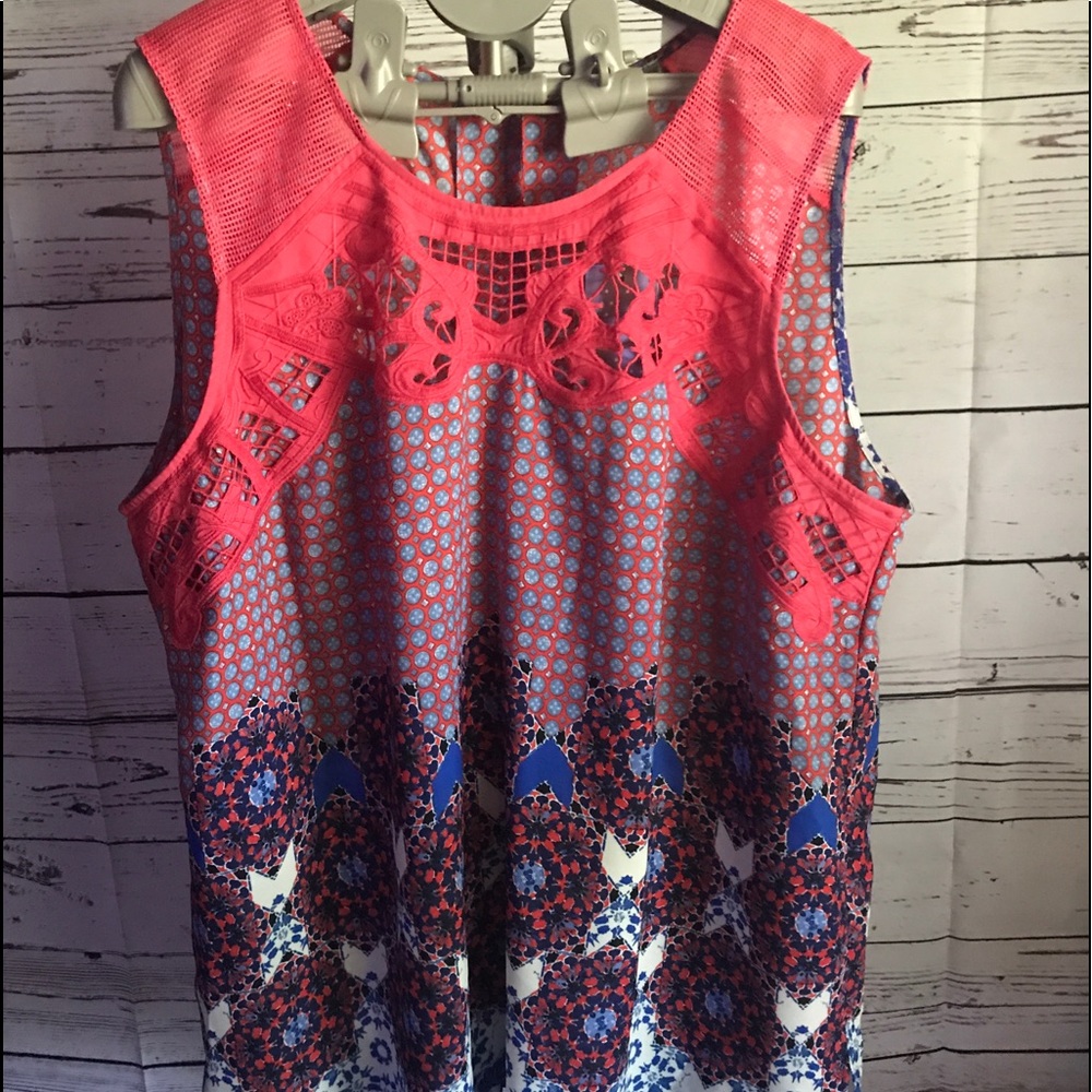 Daniel Rainm Angelyne Button Back Top.